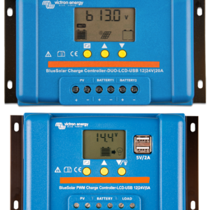 VICTRON ENERGY – BlueSolar PWM-LCD&USB 48V-30A