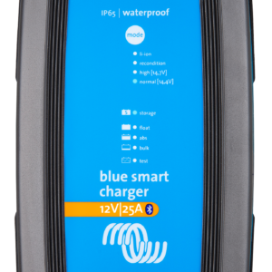 VICTRON ENERGY – Blue Smart IP65 Charger 12/25 + DC Connector VICTRON ENERGY – Blue Smart IP65 Charger 12/25 + DC Connector