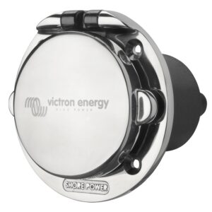 VICTRON ENERGY – Power Inlet 16A Stainless Steel with Cover VICTRON ENERGY – Power Inlet 16A Stainless Steel with Cover